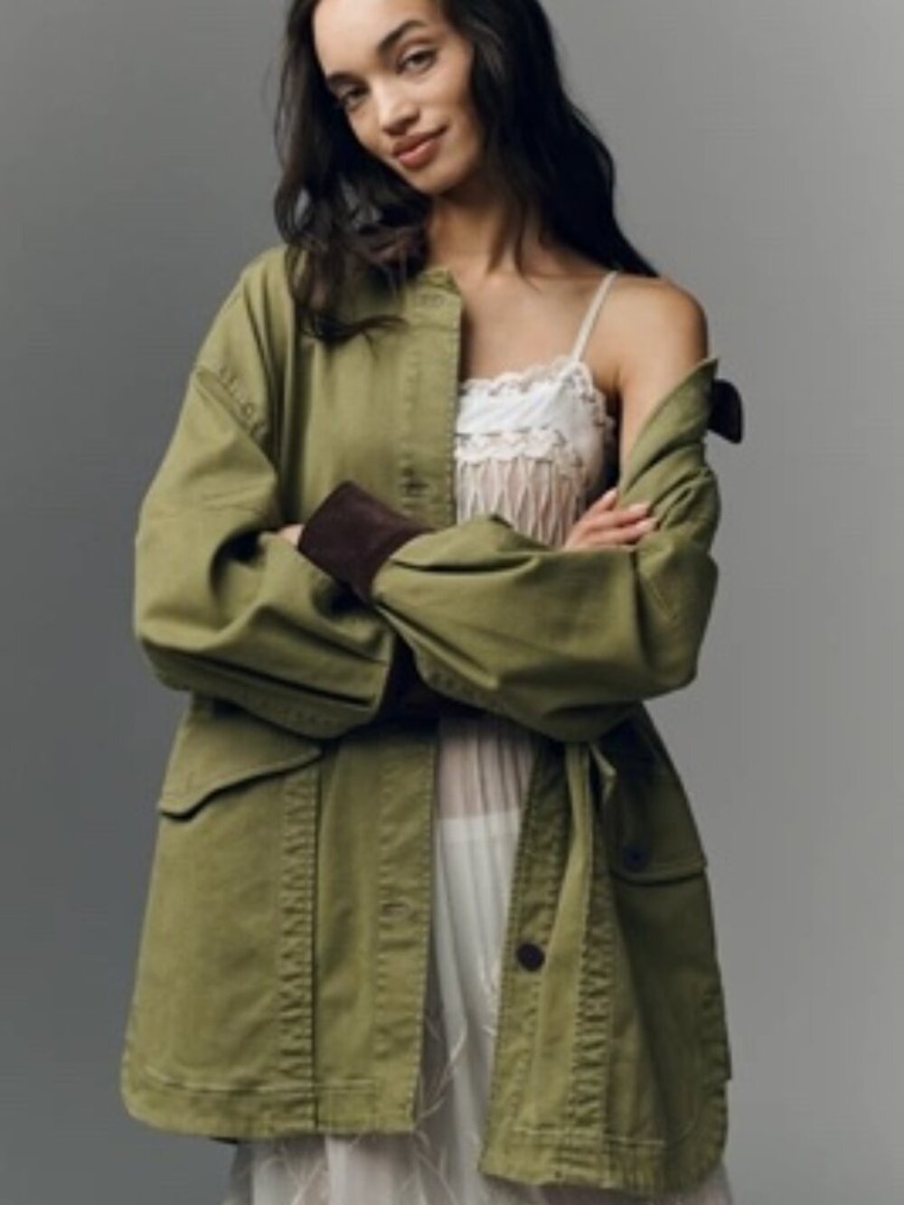 Anthropologie Pilcro Oversized Barn Coat, NWT, SMALL